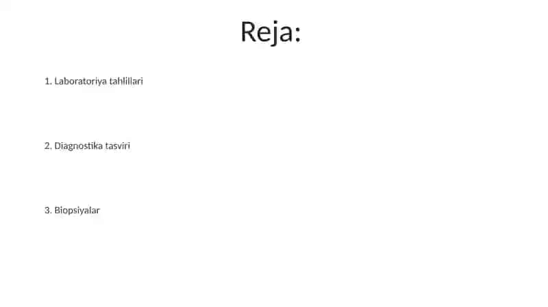 Diagnostic tests 2
