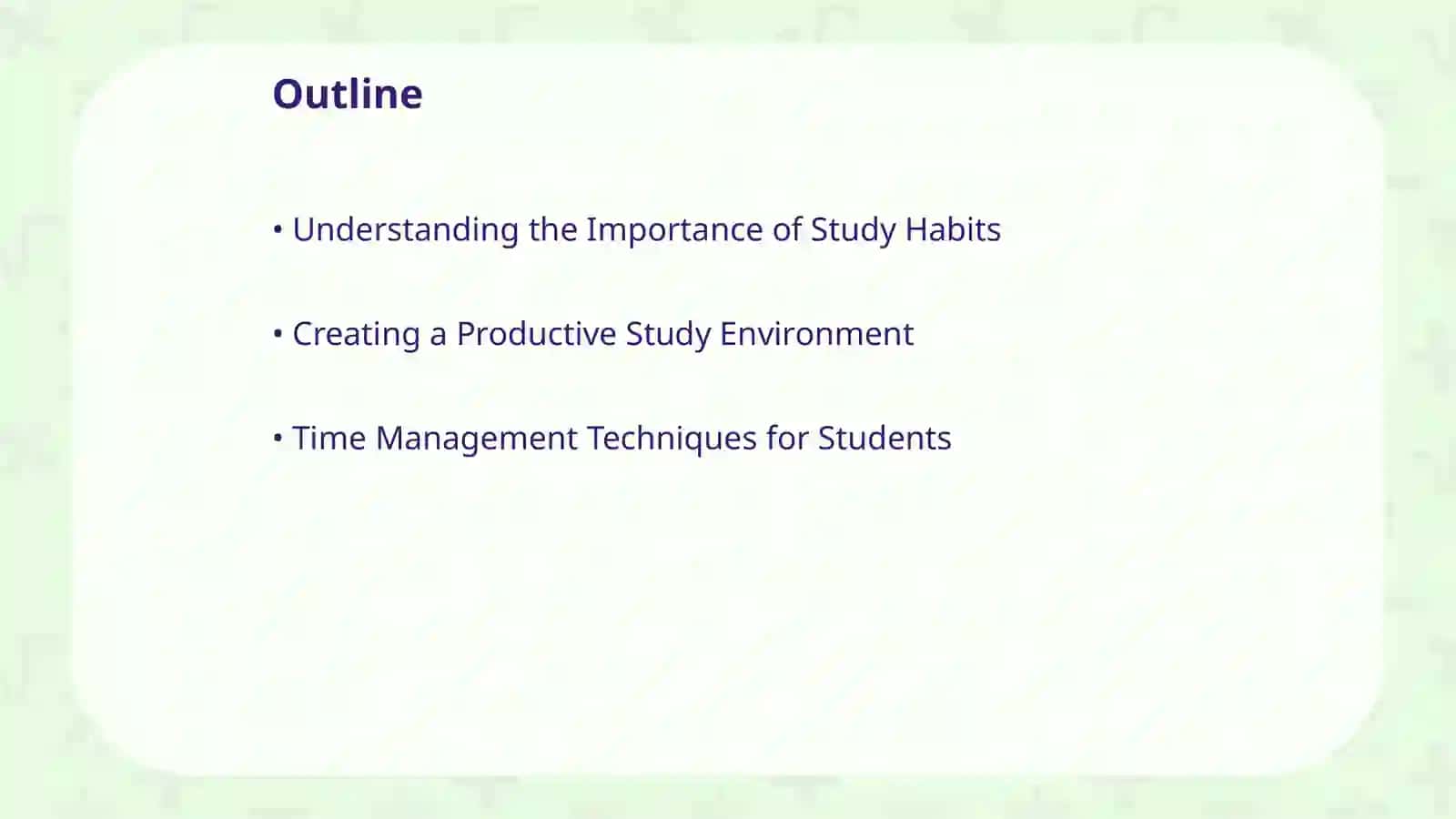 Effective study habits 2