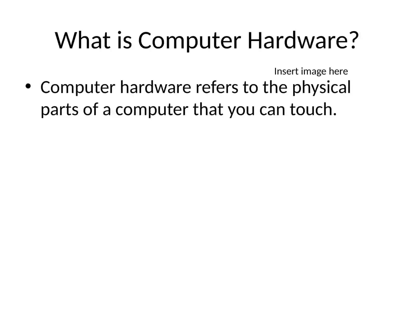 Computer Hardware Components 2