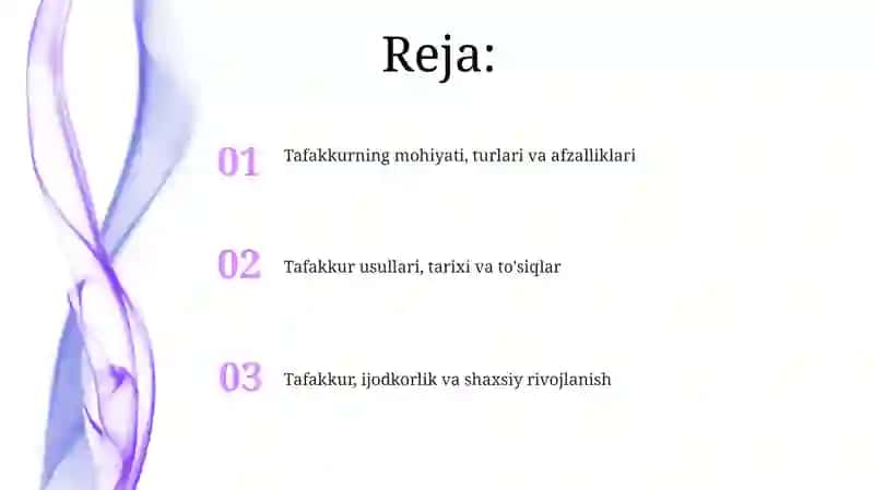Taffakur haqida 2
