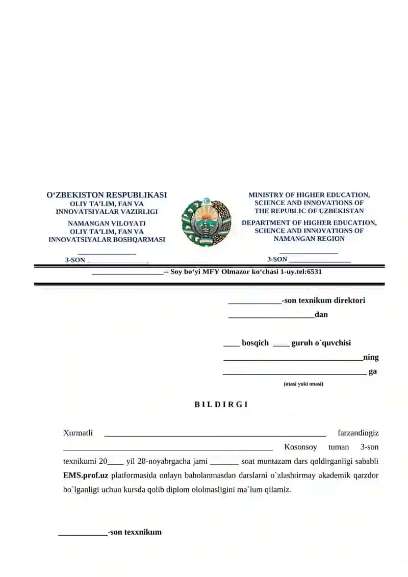 BILDIRGI 2