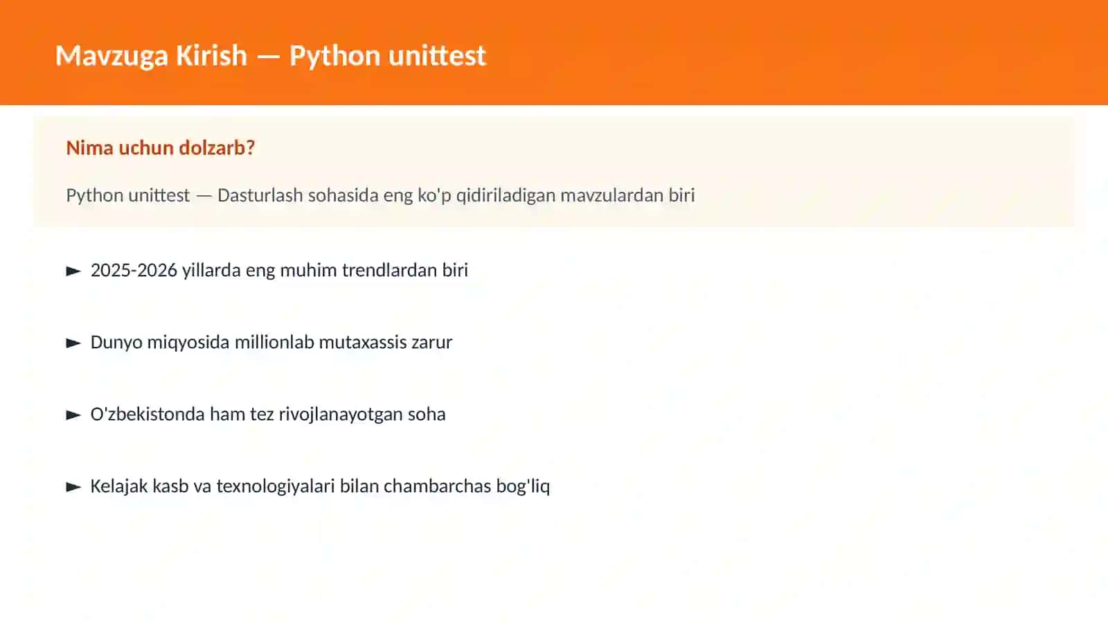 DASTURLASH | PYTHON DASTURLASH 2