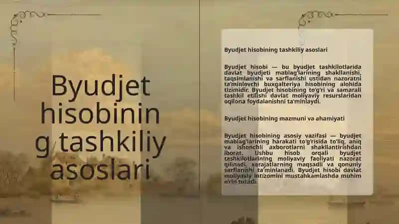 Byudjet Hisobi 2