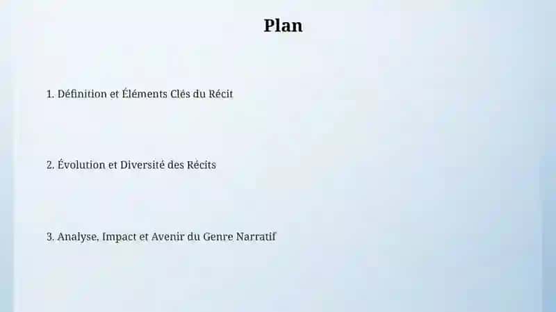 Le genre narratif 2