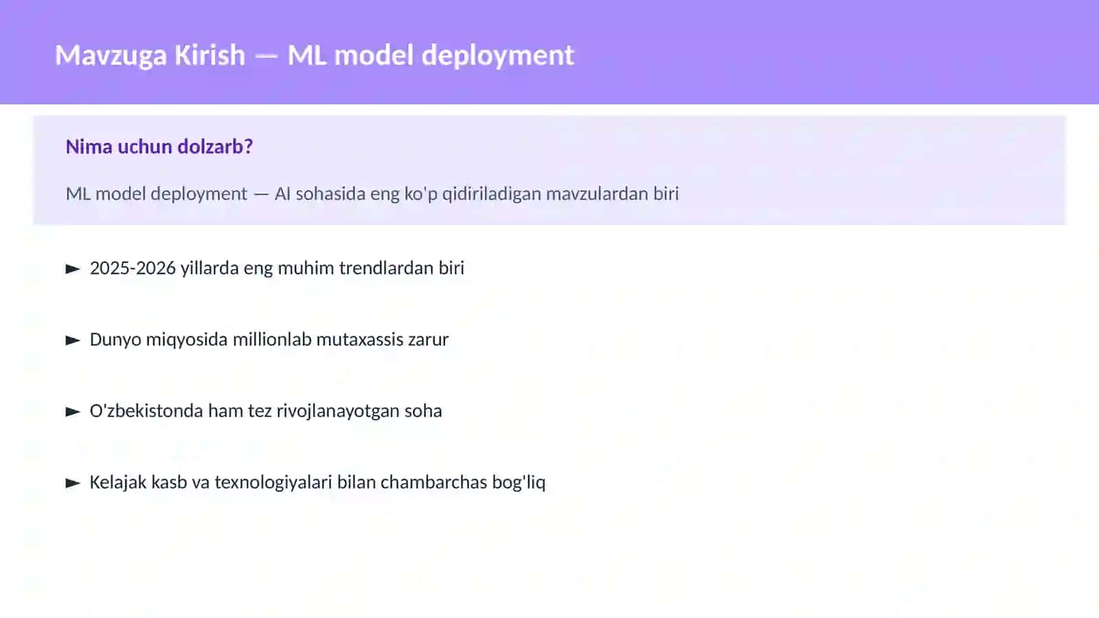 ML model deployment 2