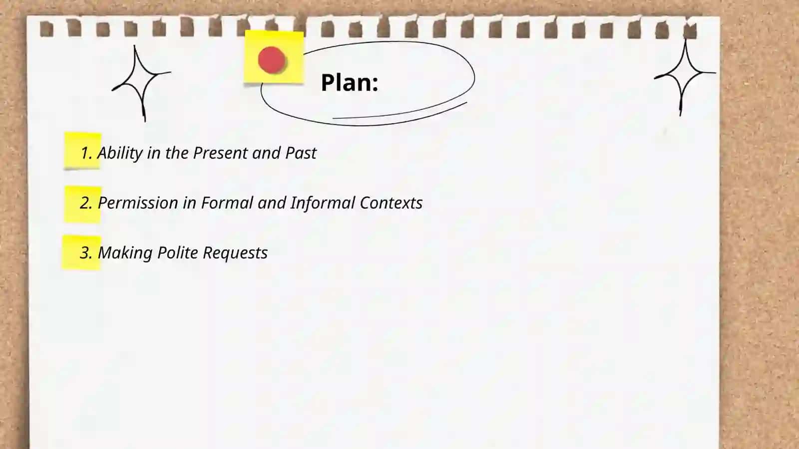 Ability in the Present and Past 2