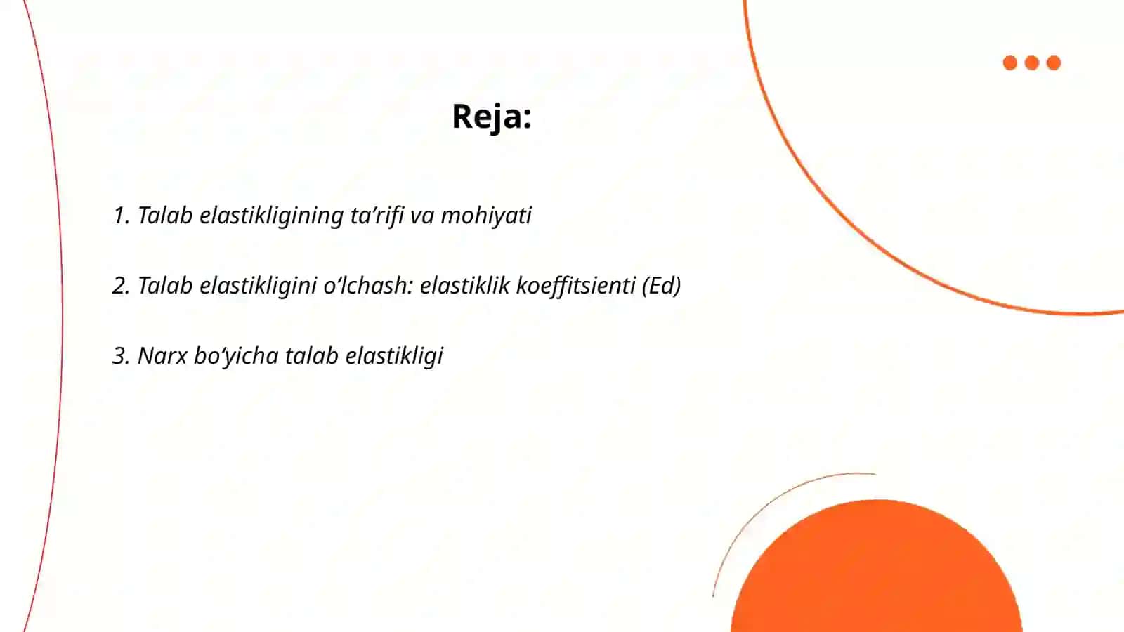 Talab elastikligi 2