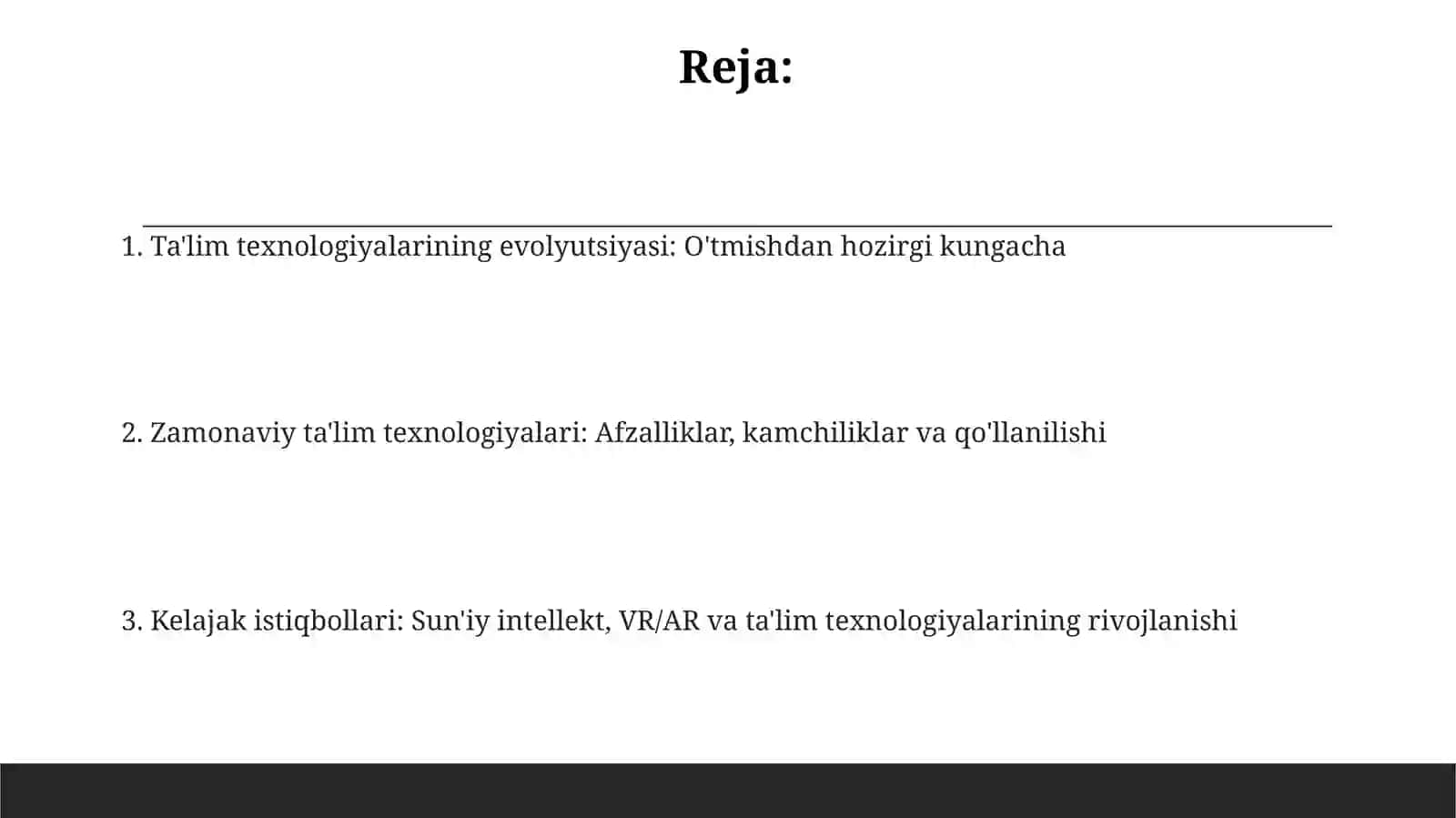 Ta'lim texnologiyalarining tarixi 2