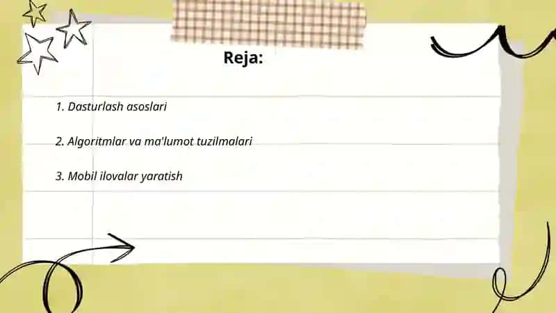 Dasturlash asoslari 2