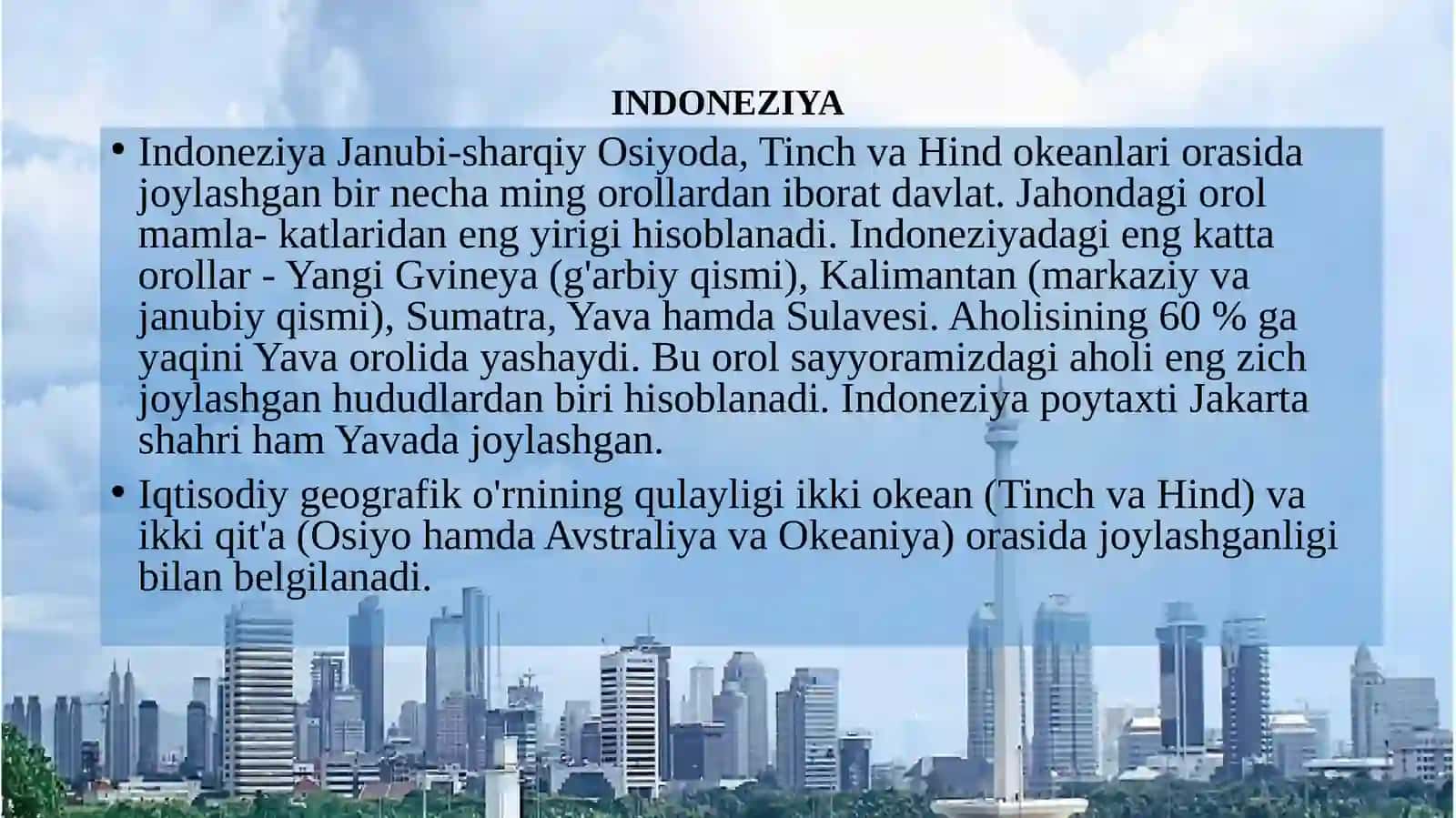 INDONEZIYA 2