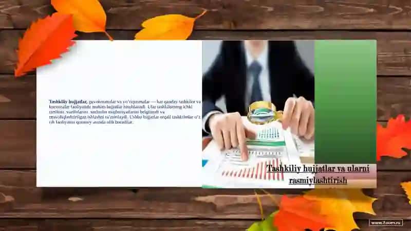 TASHKILIY HUJJATLAR, GUVOHNOMA VA YO’RIQNOMALAR 2