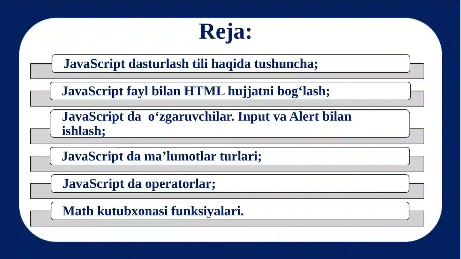 JavaScript asoslari 2