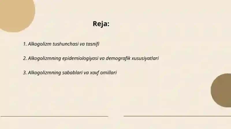 Alkgalizm va uning asoratlari 2
