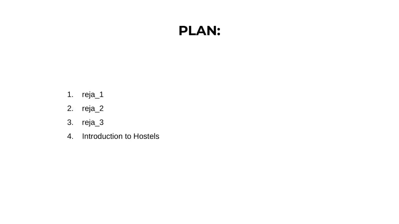 Introduction to Hostels 2
