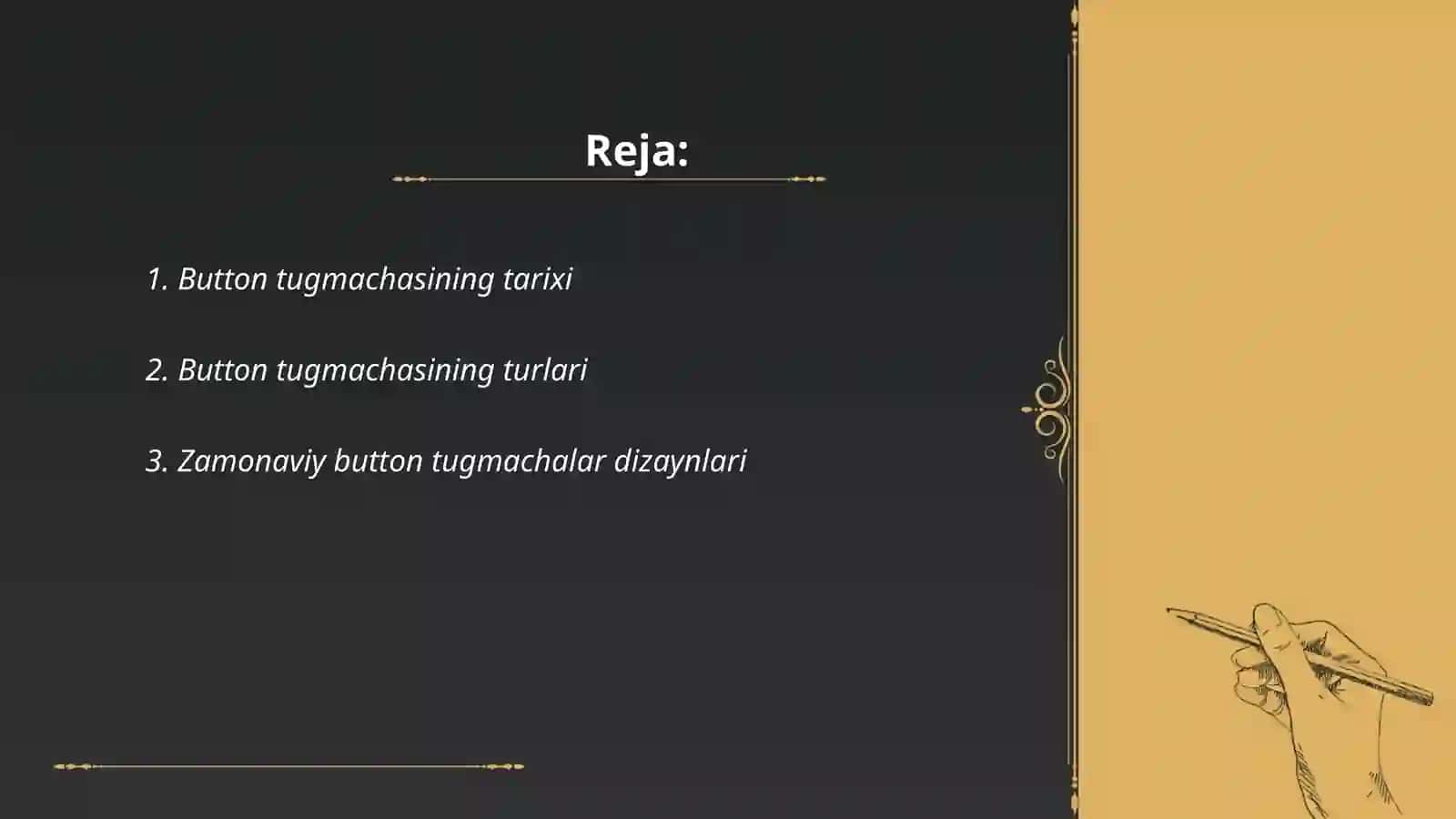 Button tugmachasi 2