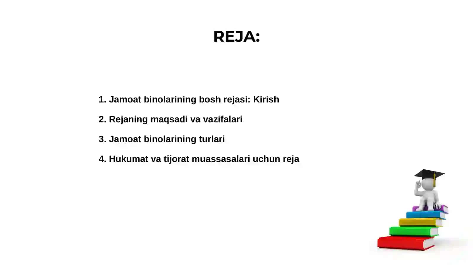 Jamoat binolarining bosh rejasi 2
