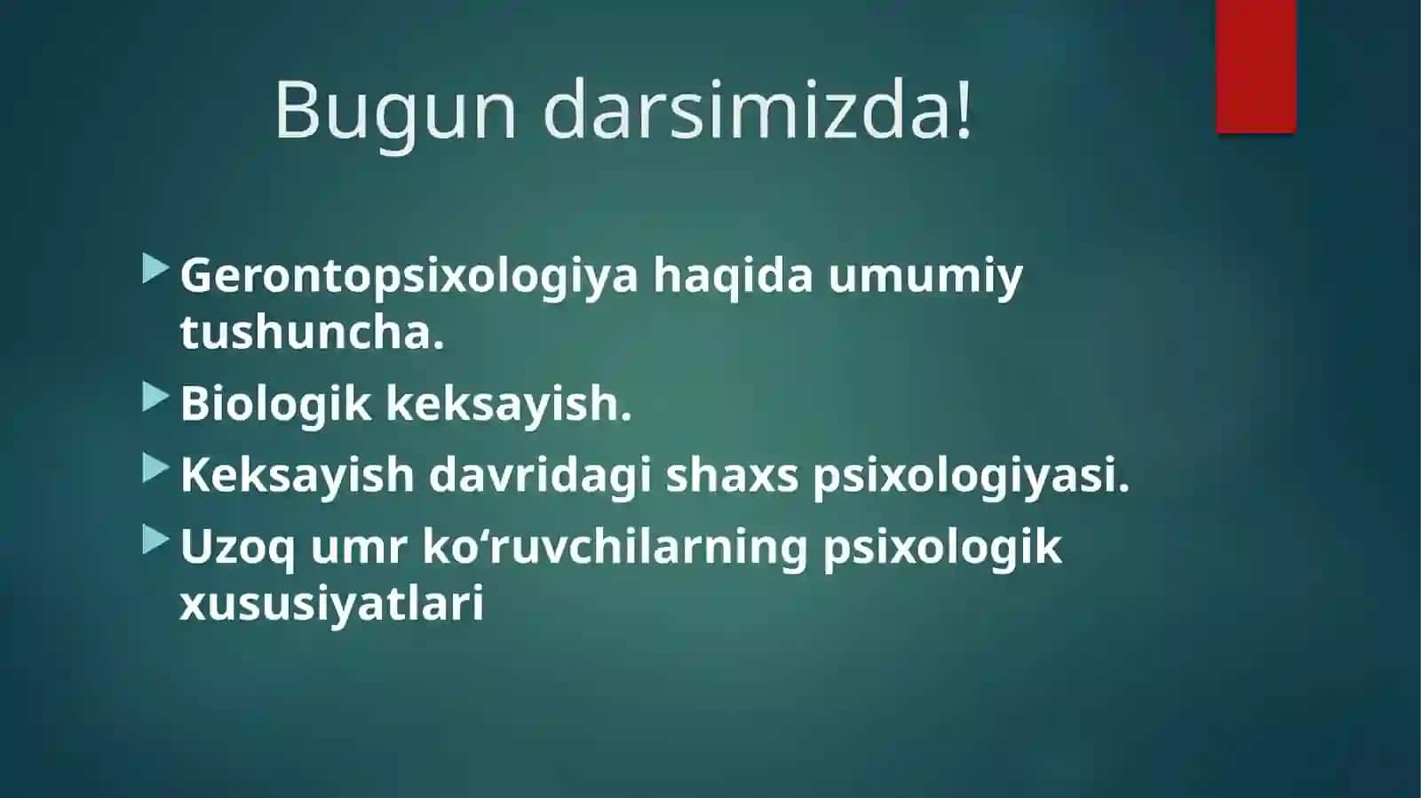 Gerontopsixologiya 2