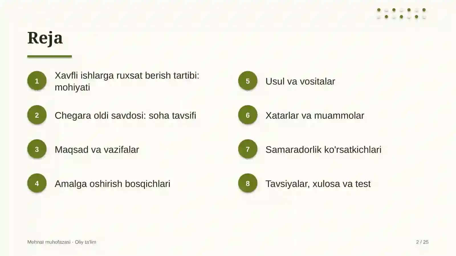 Chegara oldi savdosi 2