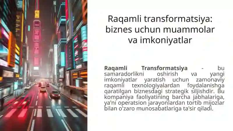 Raqamli Transformatsiya 2