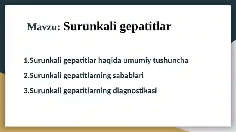 Surunkali gepatitlar 2