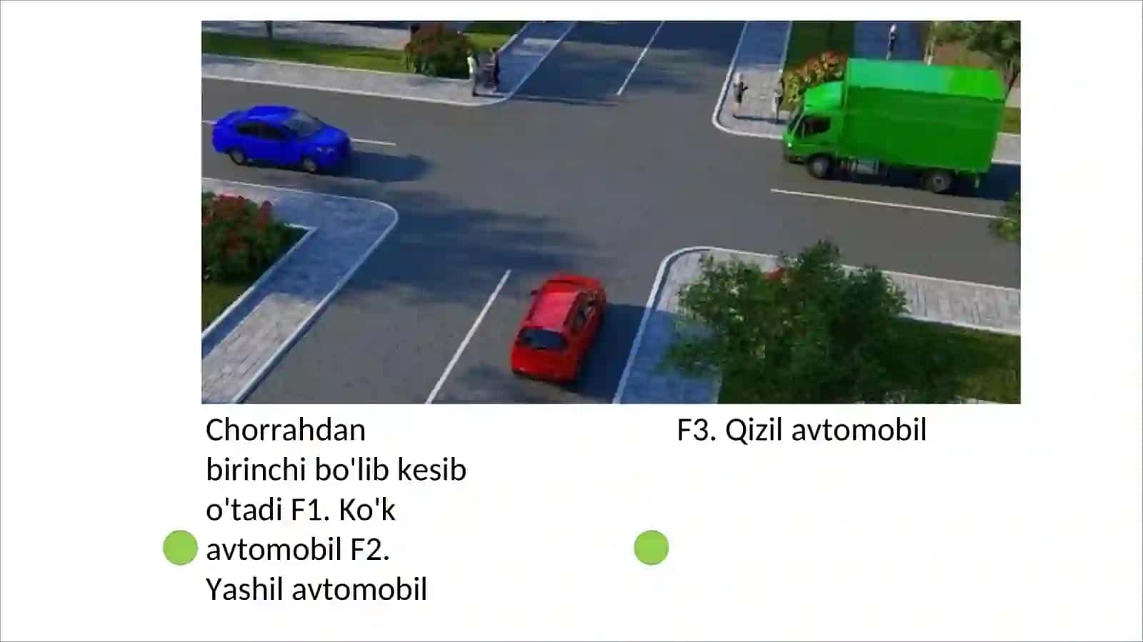 YO'L HARAKATI QOIDALARI TEST 2