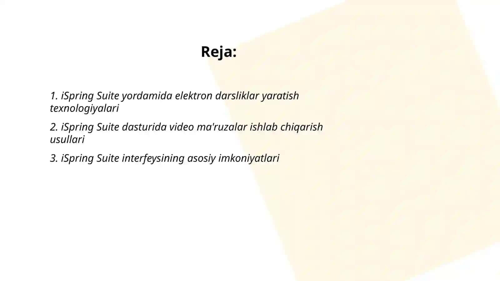 iSpring Suiti yordamida 2