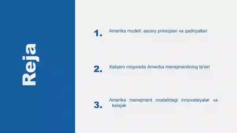 Amerika modeli 2