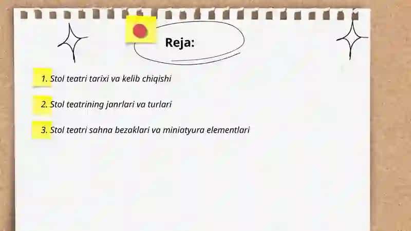 Stol teatri 2