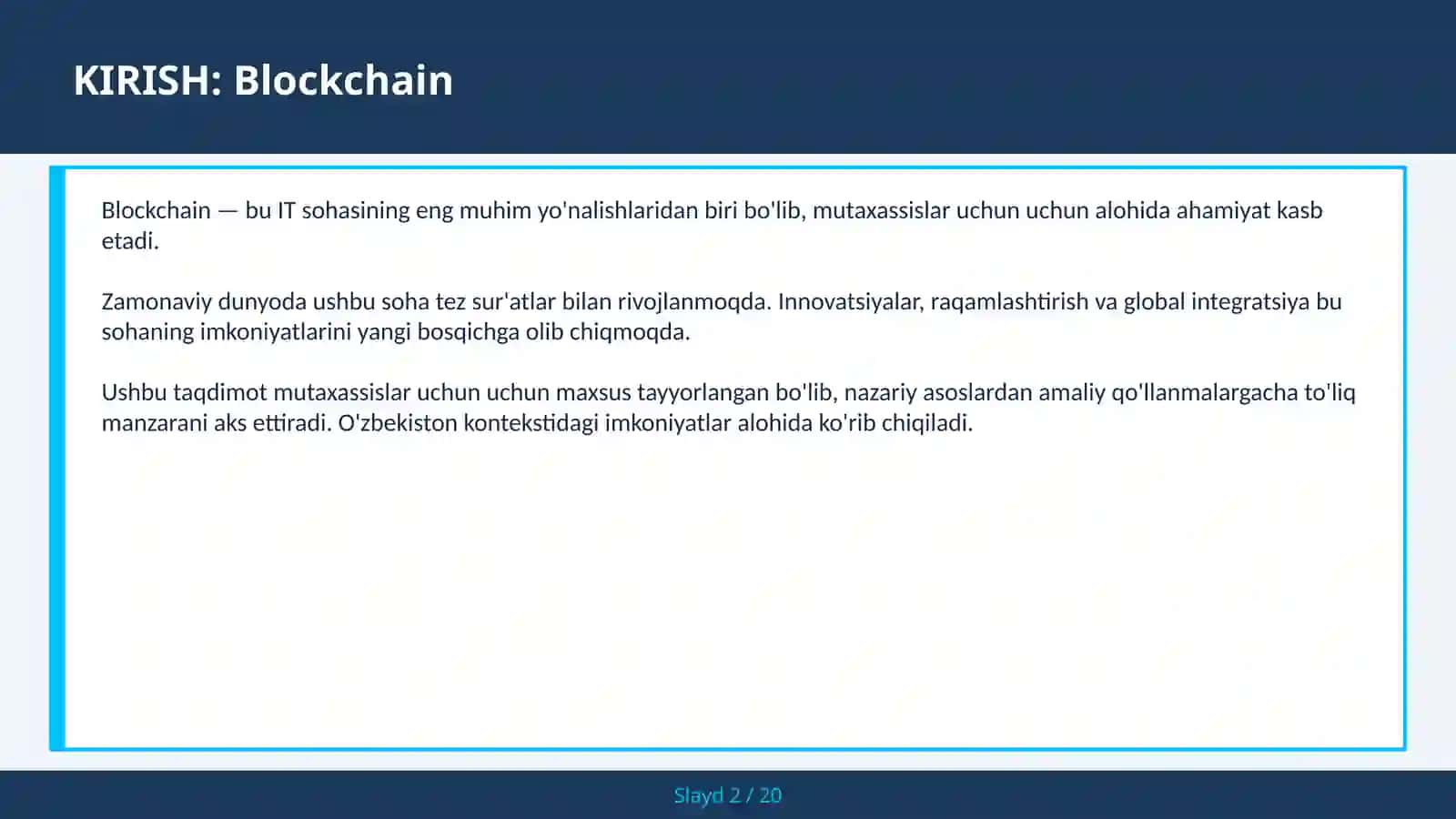 Blockchain 2