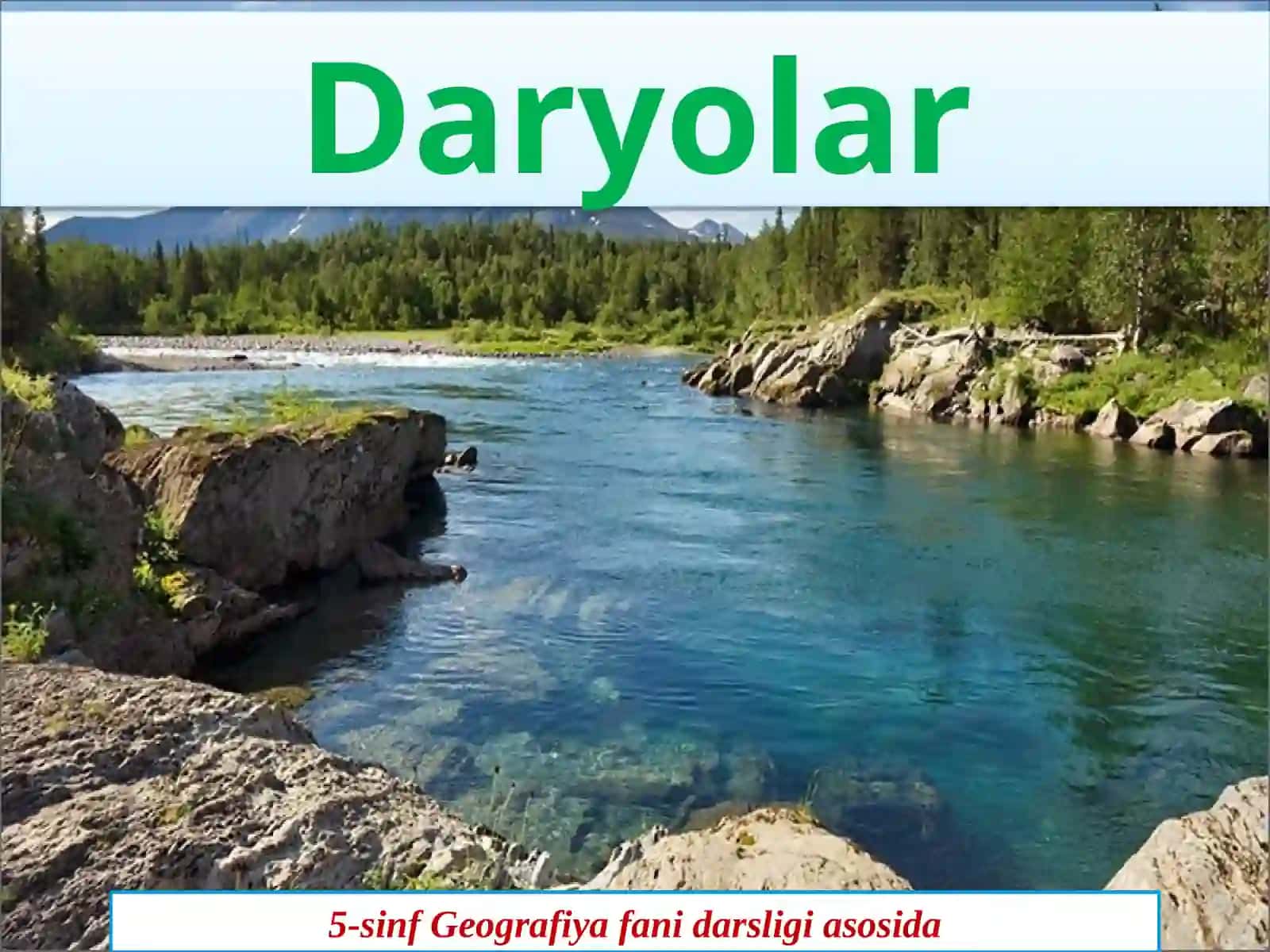 Dars Ishlanmasi - Geografiya Fanidan 2