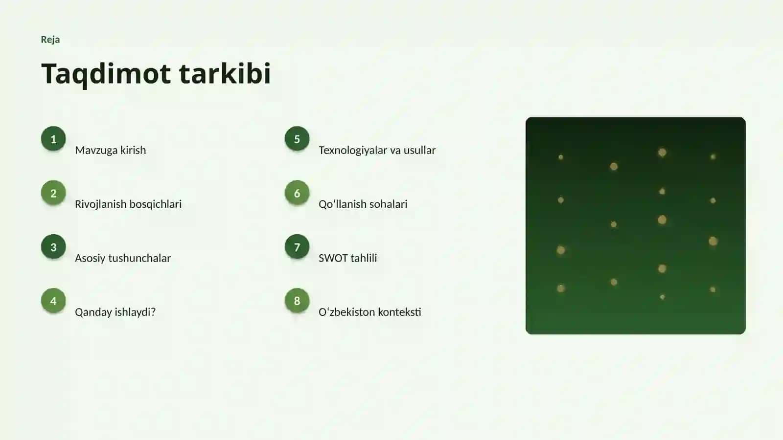 SUNʼIY INTELLEKT • PROFESSIONAL TAQDIMOT 2