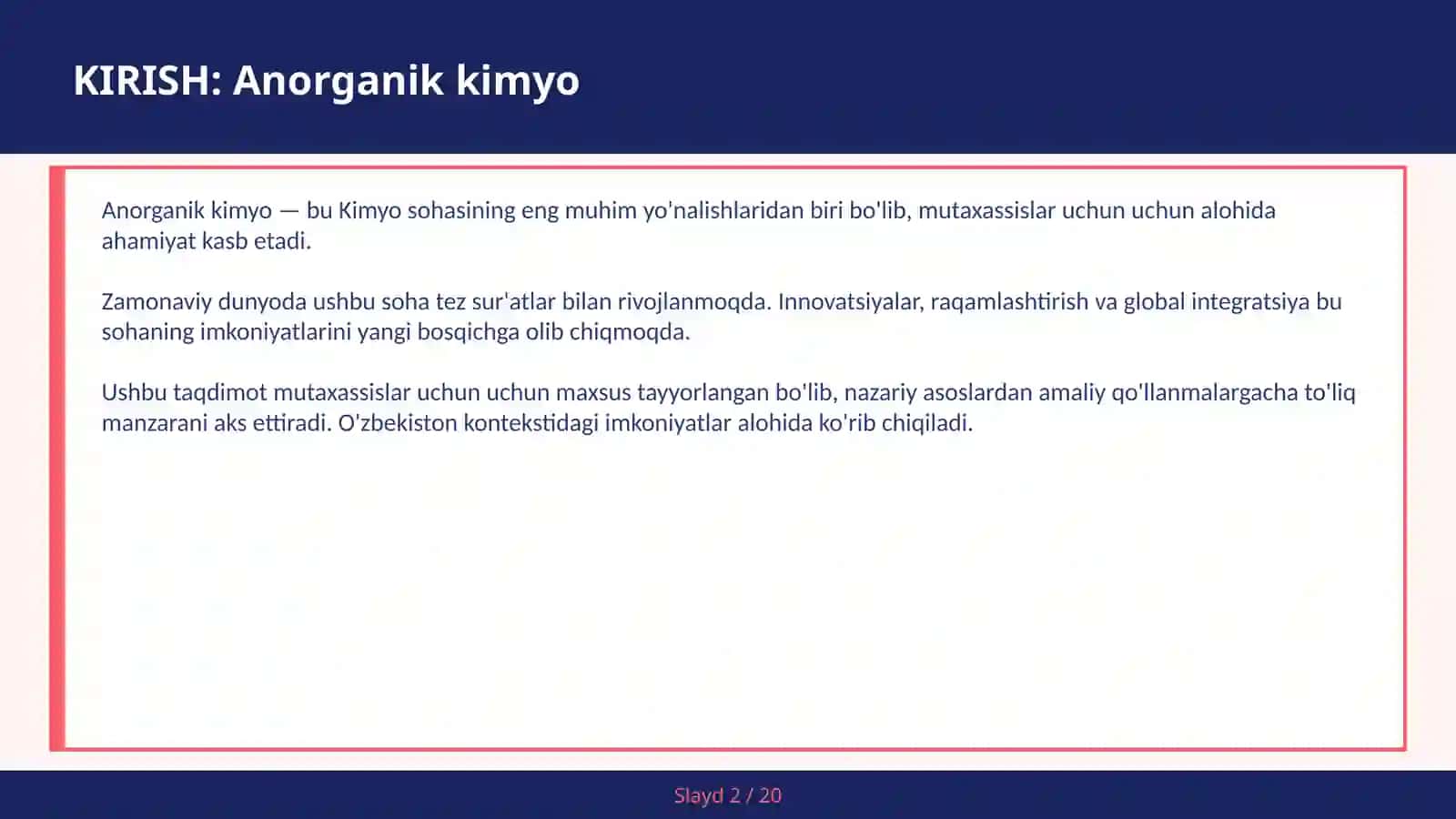ANORGANIK KIMYO 2