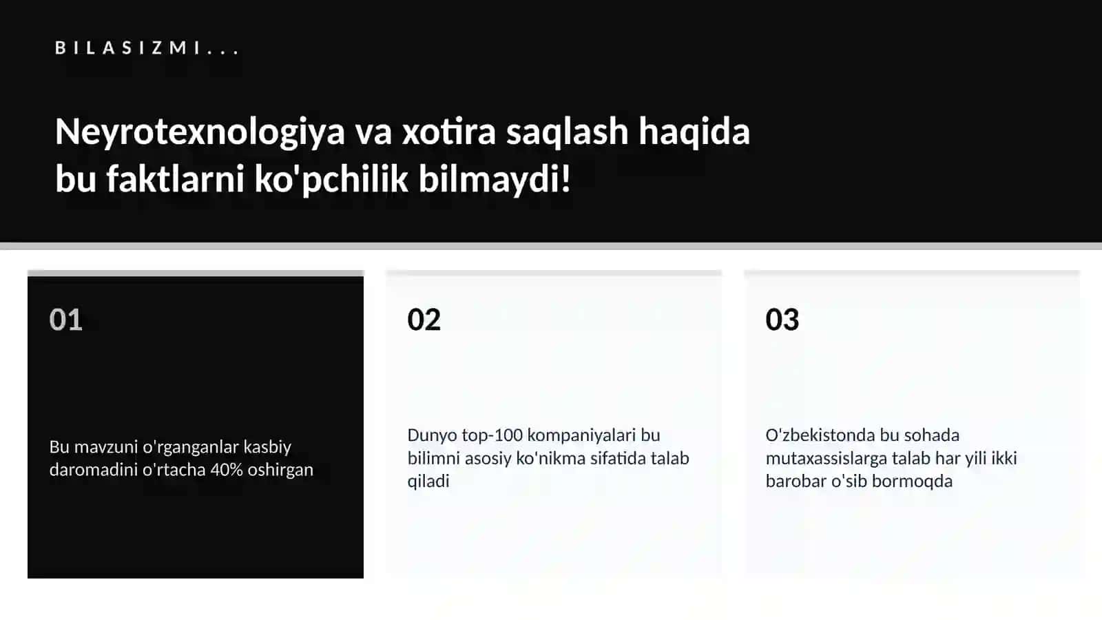 NEYROTEXNOLOGIYA VA MIYA 2