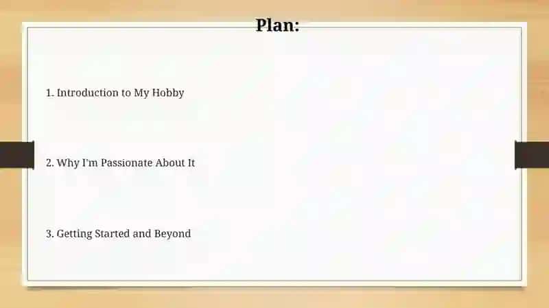 Presentation on My Hobby 2
