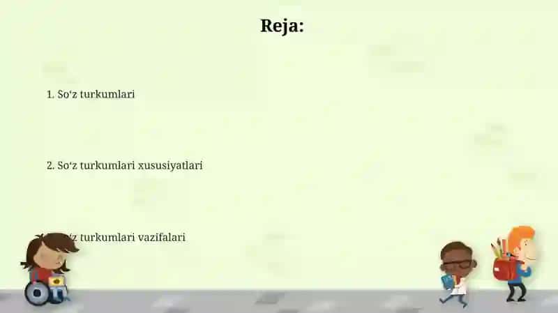 Oʻzbek tilida Soʻz Turkumlari 2