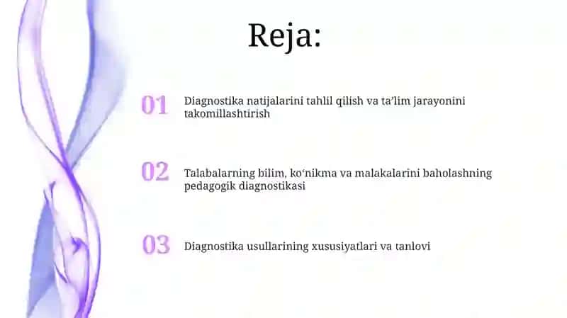 Pedagogik diagnostika 2
