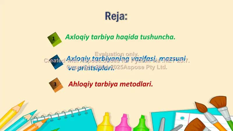 Axloqiy tarbiya 2