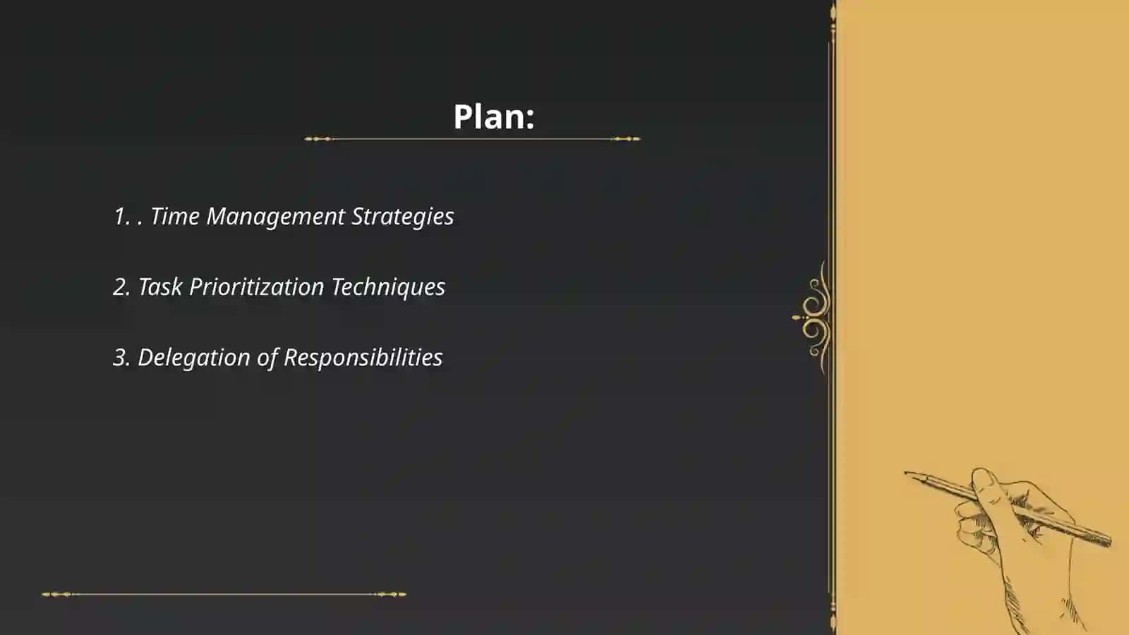 Work organization and responsibility 2