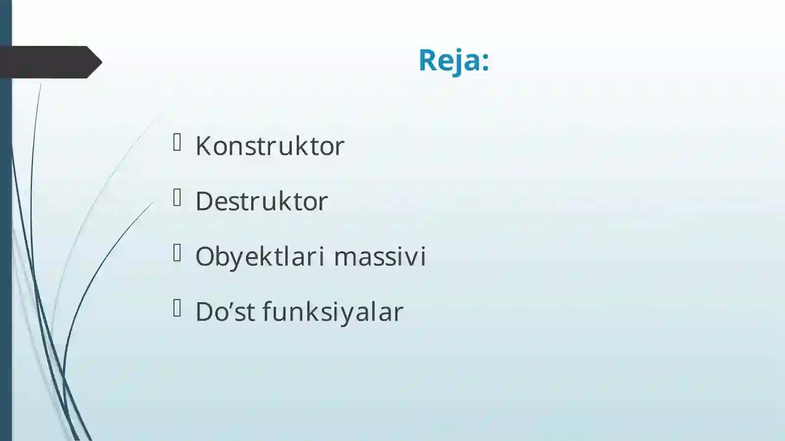 Dasturlash1fanidanbajargantaqdimot 2