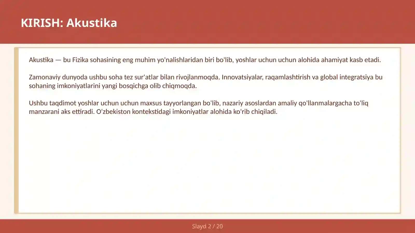 Akustika 2