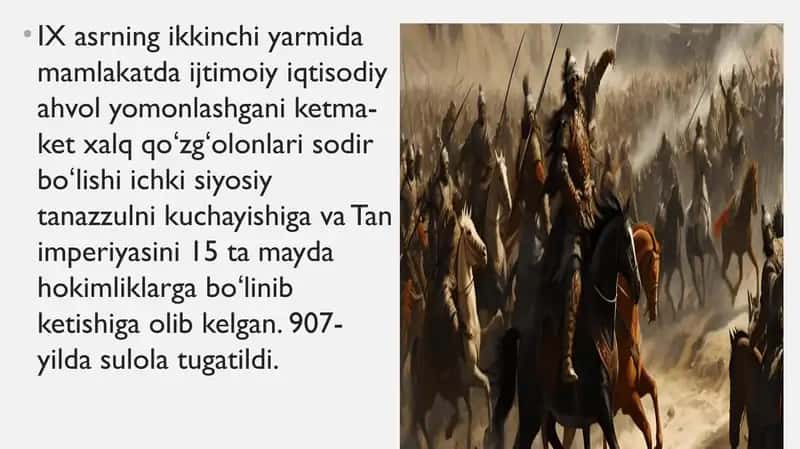 9-11 asrlar Xitoy tarixi 2
