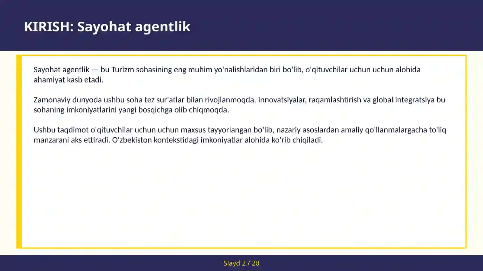 SAYOHAT AGENTLIK 2