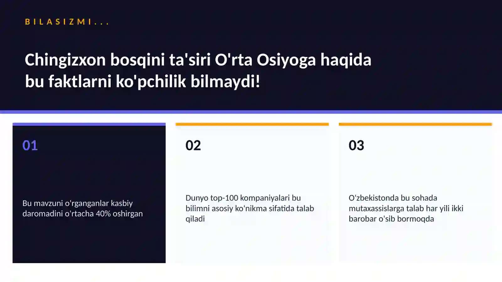 Chingizxon bosqini ta'siri O'rta Osiyoga 2