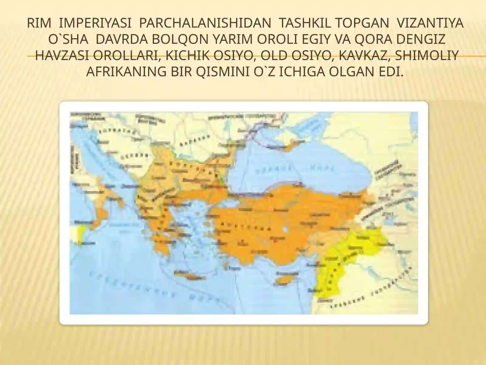 Vizantiya imperiyasining muffaqiyatlari 2