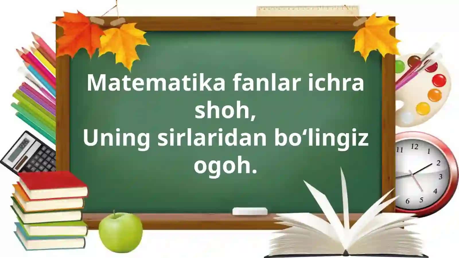 Matematika fanlar ichra shoh 2