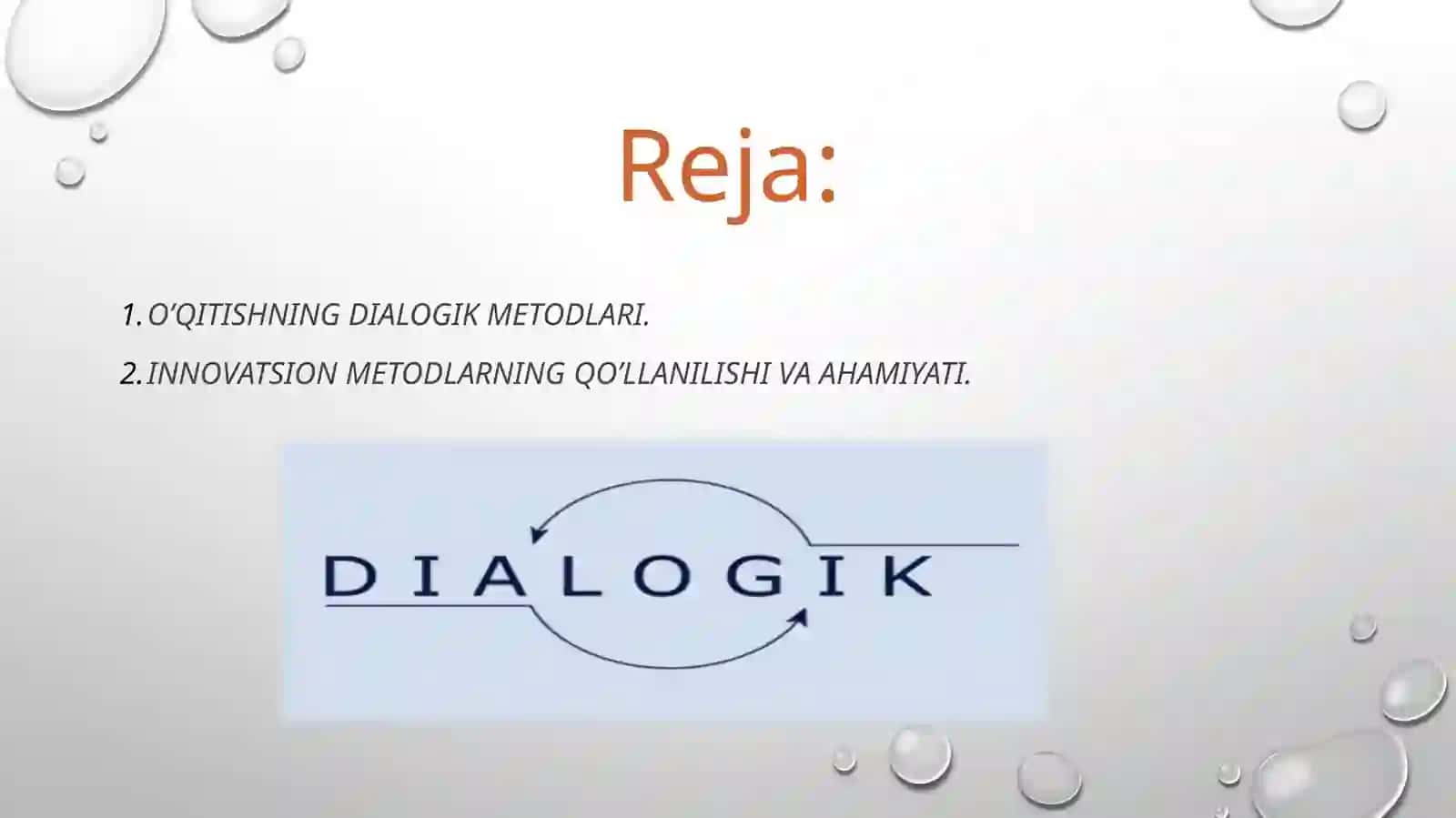 Dialogik  metodlar 2