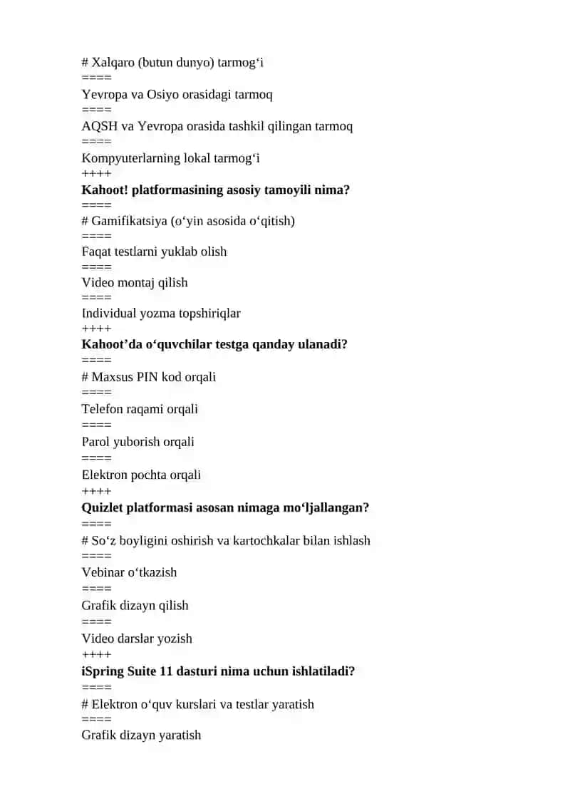 Elektron ta’lim (E-learning) nima? 2