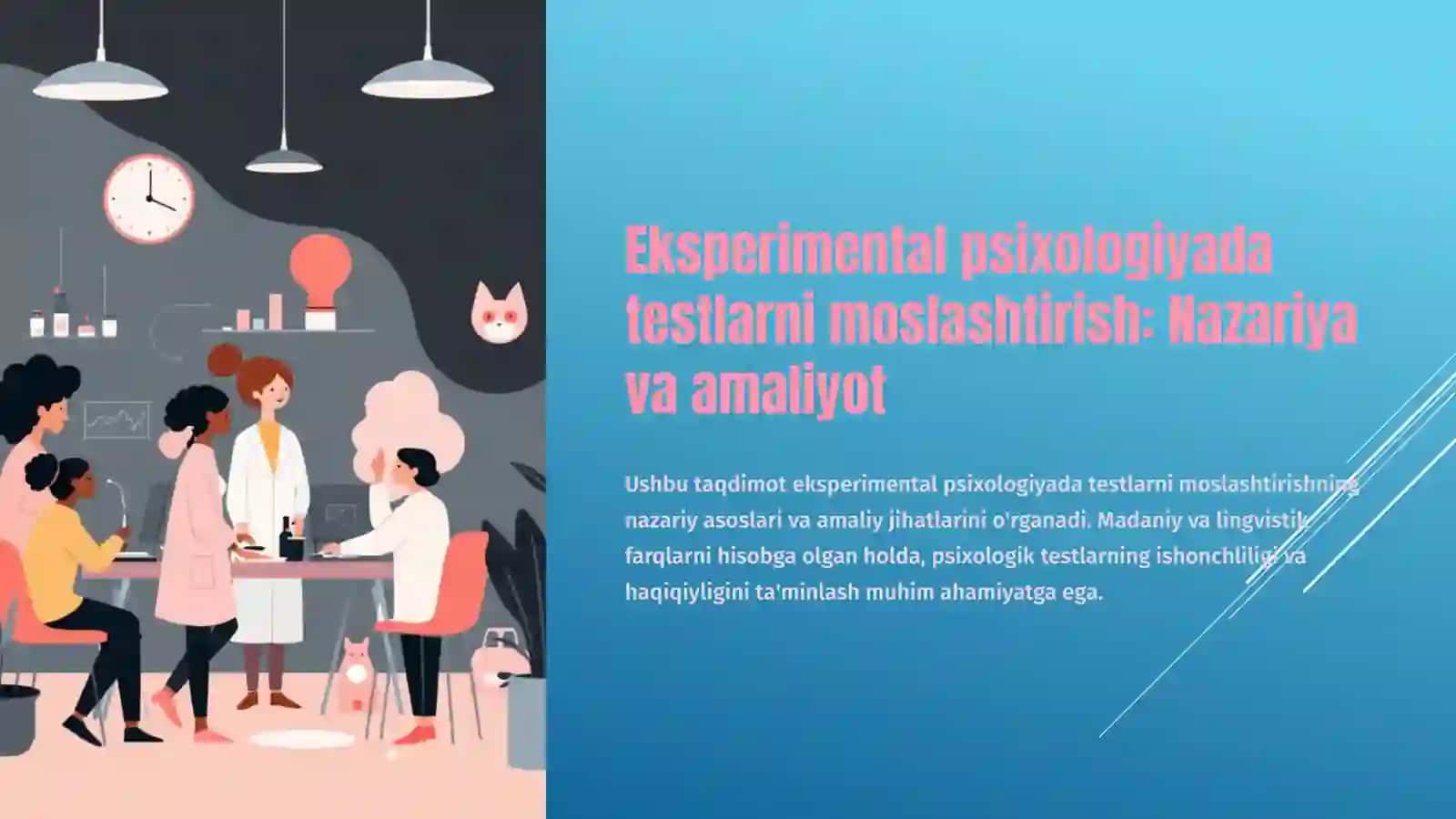 Eksperimental psixologiyada testlarni moslashtirish 2
