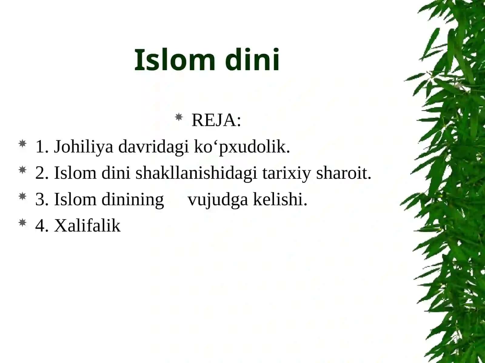Islom dini 2