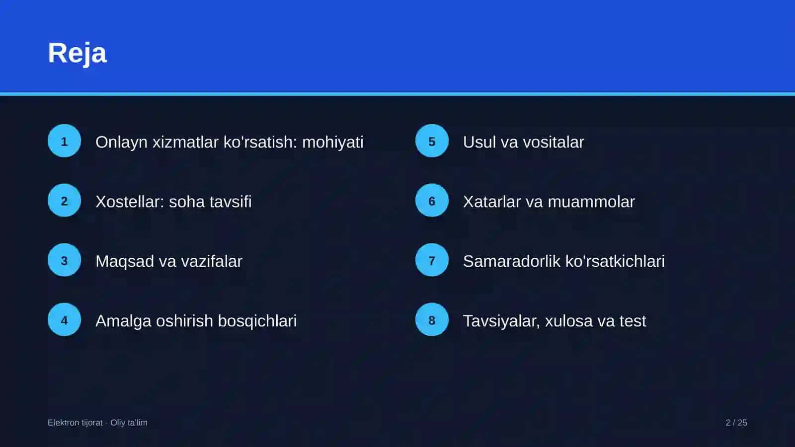 Xostellarda onlayn xizmatlar ko'rsatish 2